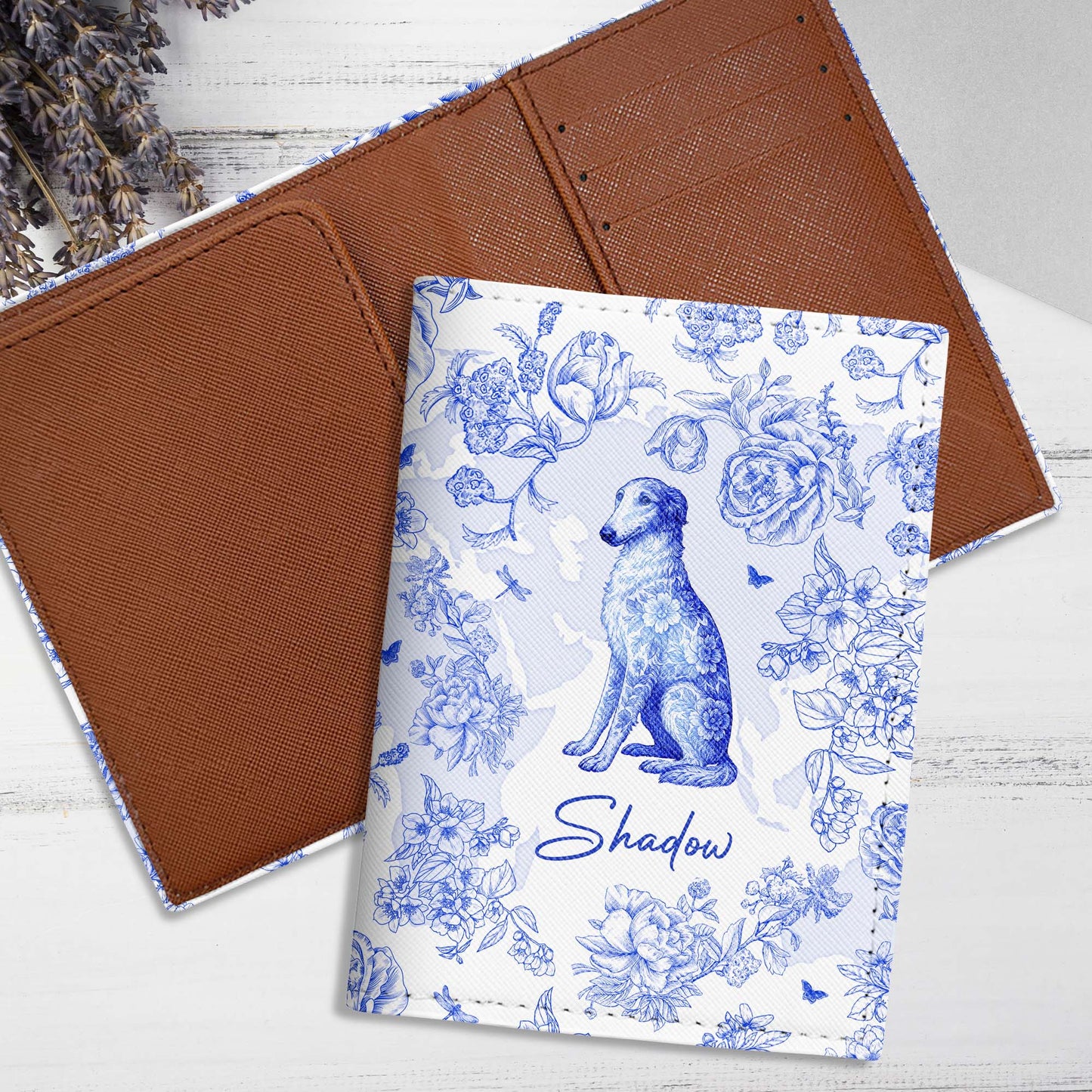 Customizable Floral Dog Design