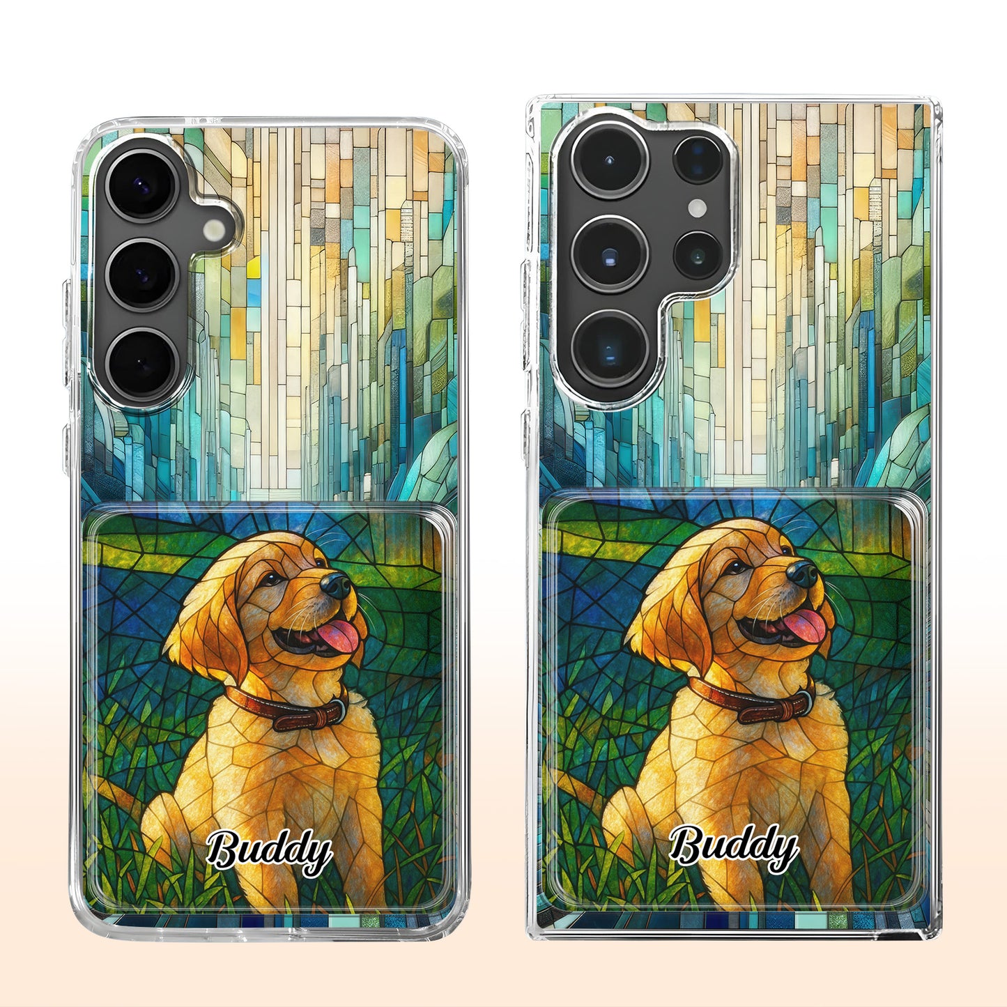 Celebrate Your Furry Friend With Vibrant Dog Design - Personalized Clear Phone Case - DOG056_PHC
