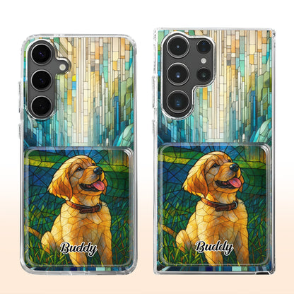 Celebrate Your Furry Friend With Vibrant Dog Design - Personalized Clear Phone Case - DOG056_PHC