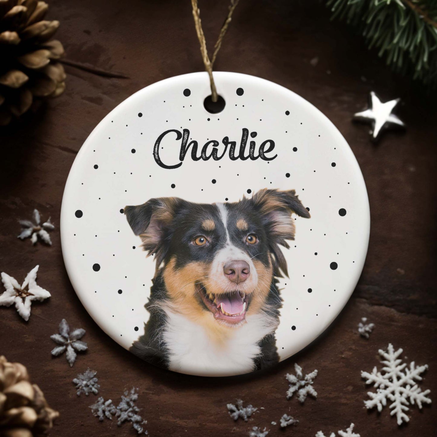 Celebrate Your Furry Friend With Paws And Dots Design