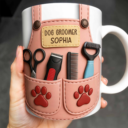 Celebrate Your Favorite Dog Groomer, Scissors And Paw Prints