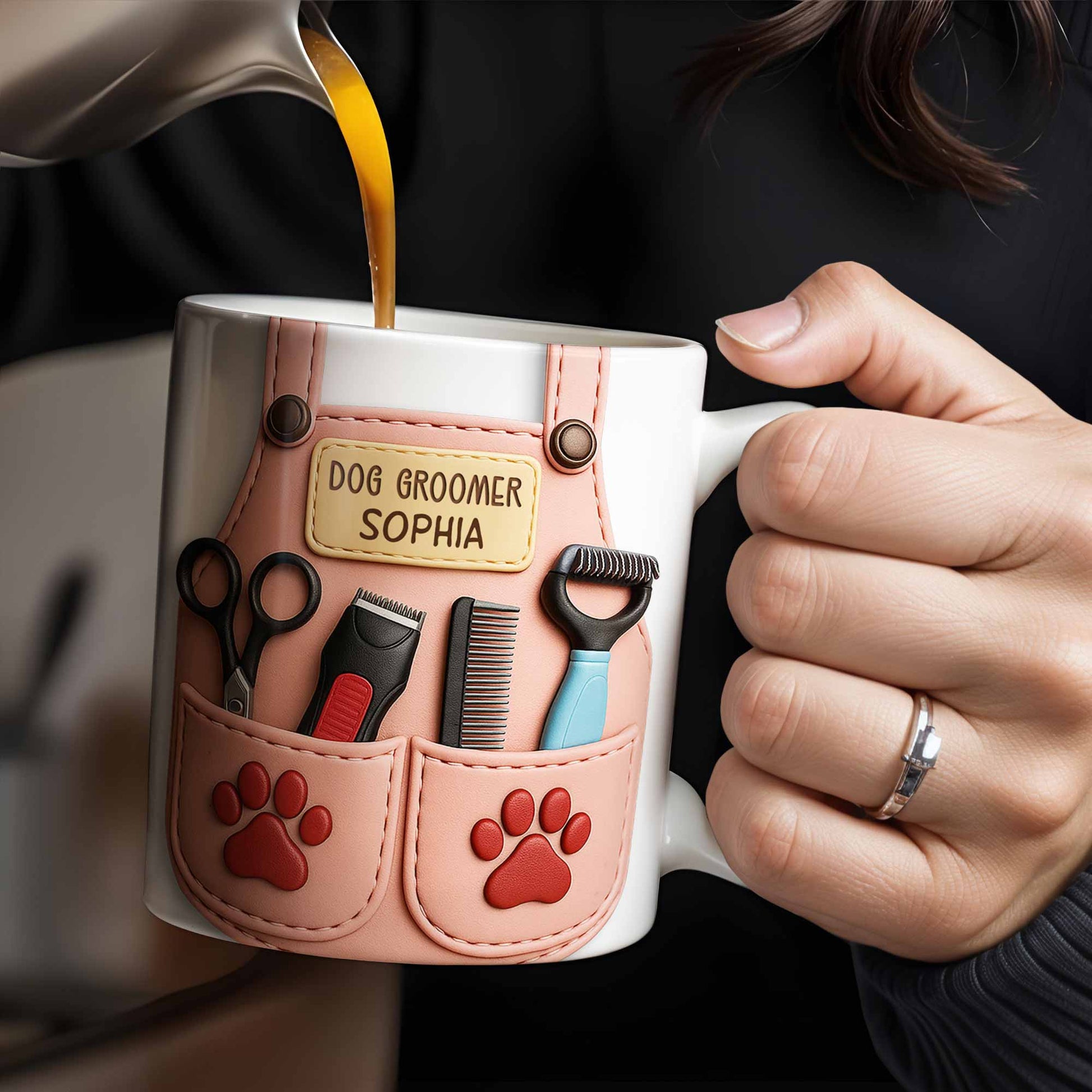 Celebrate Your Favorite Dog Groomer, Scissors And Paw Prints