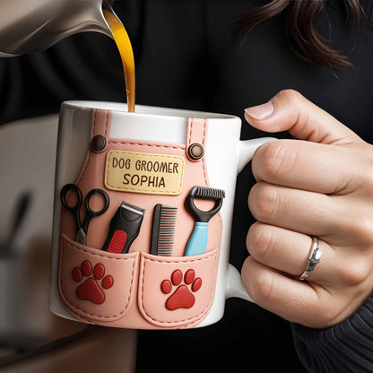 Celebrate Your Favorite Dog Groomer, Scissors And Paw Prints