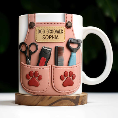 Celebrate Your Favorite Dog Groomer, Scissors And Paw Prints