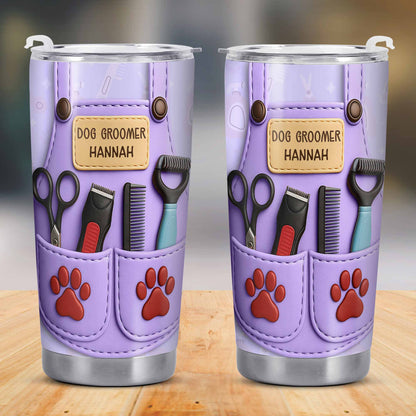 Celebrate Pet Grooming Passion With Scissors And Paw Prints