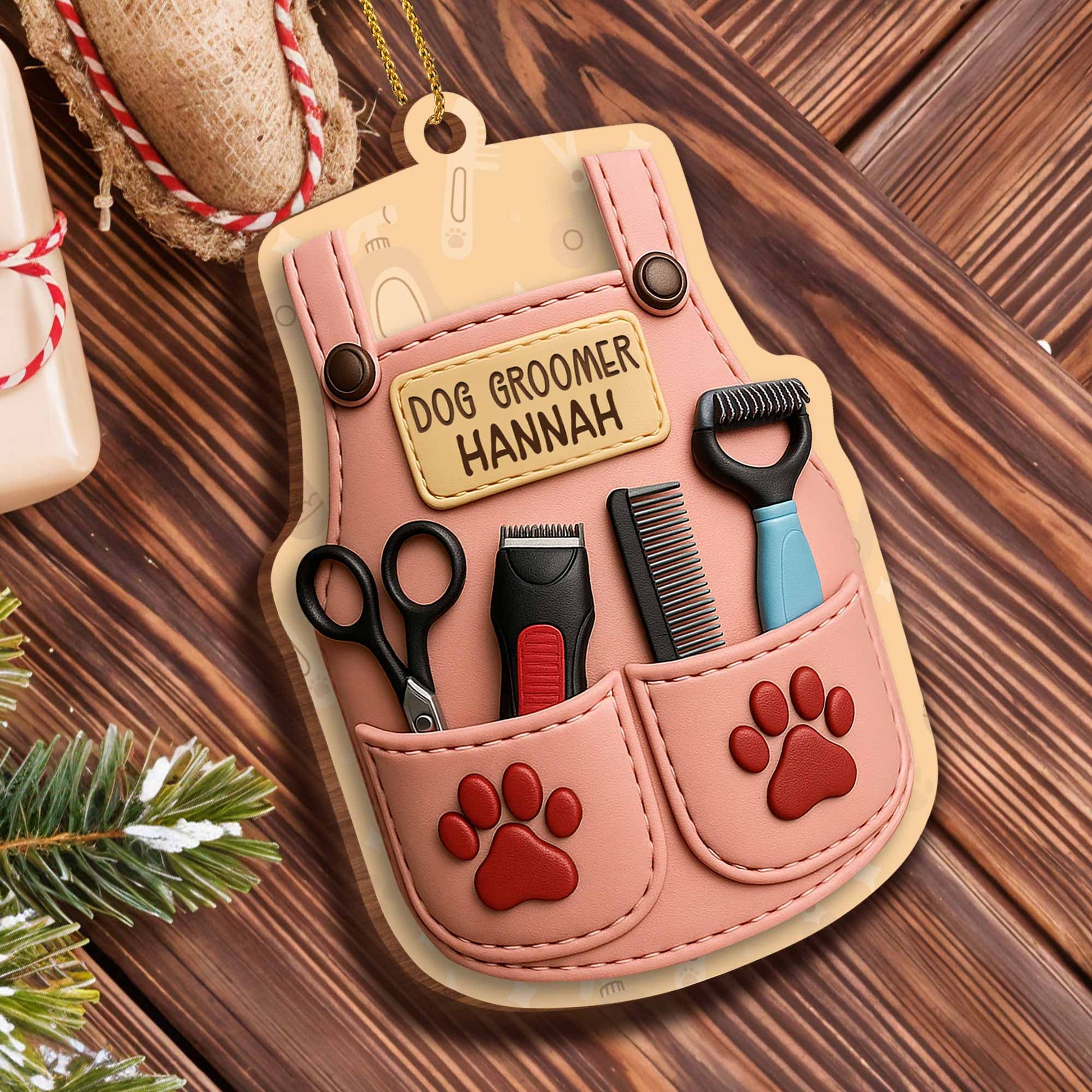 Celebrate Your Favorite Dog Groomer, Paw Prints And Grooming Tools