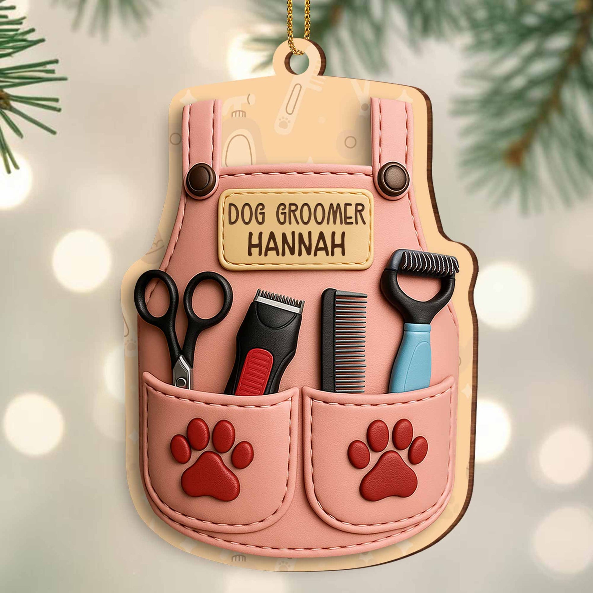 Celebrate Your Favorite Dog Groomer, Paw Prints And Grooming Tools
