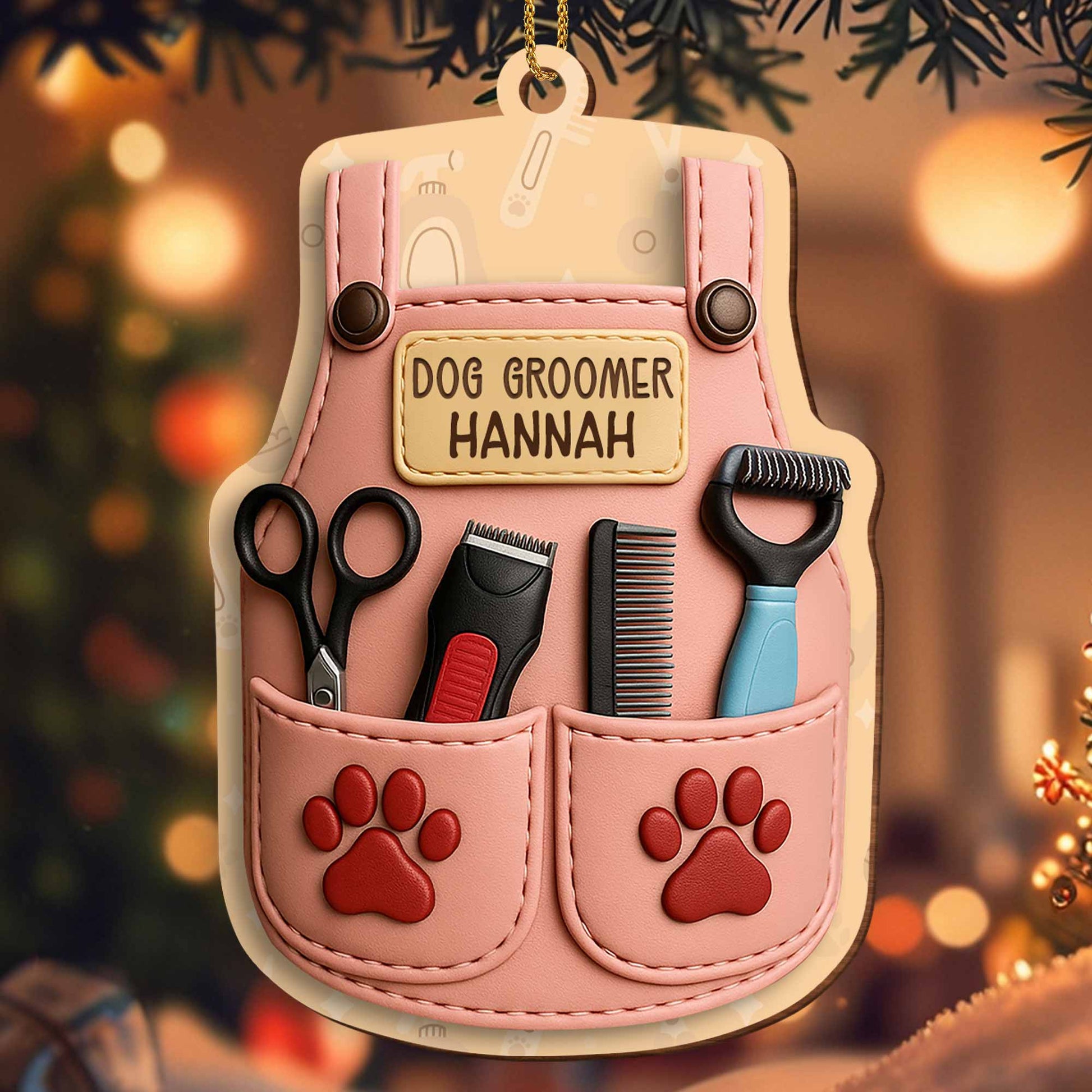 Celebrate Your Favorite Dog Groomer, Paw Prints And Grooming Tools