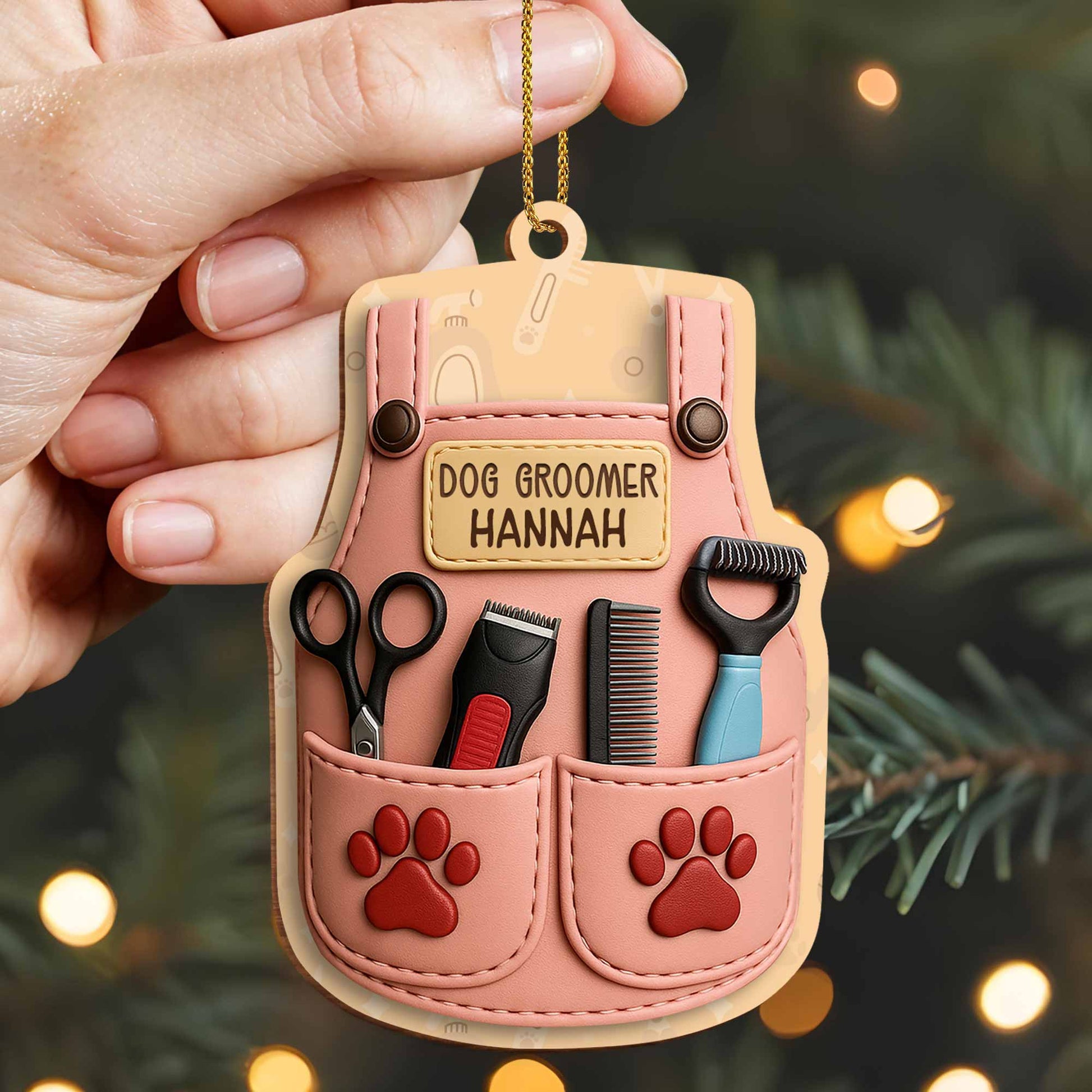 Celebrate Your Favorite Dog Groomer, Paw Prints And Grooming Tools