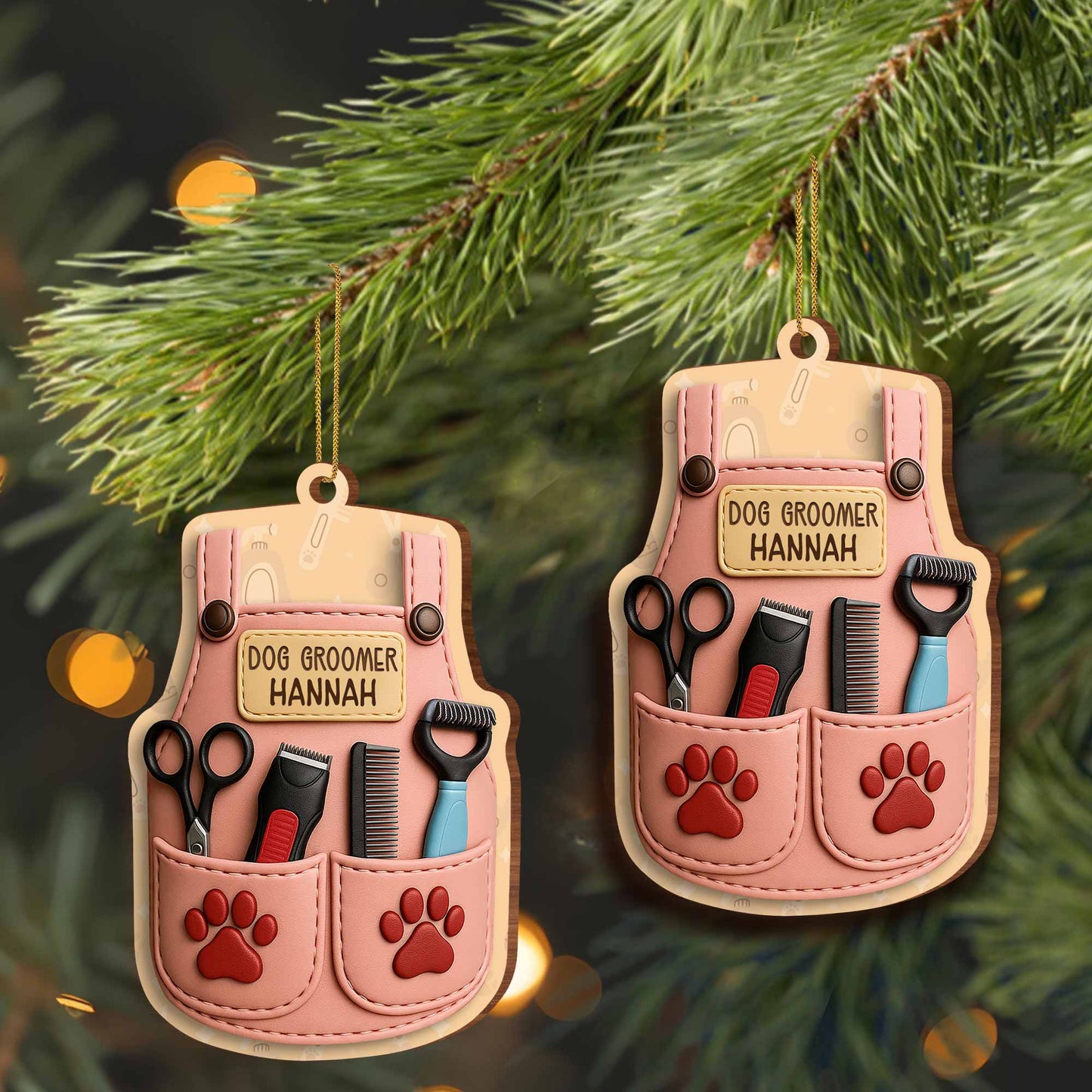 Celebrate Your Favorite Dog Groomer, Paw Prints And Grooming Tools