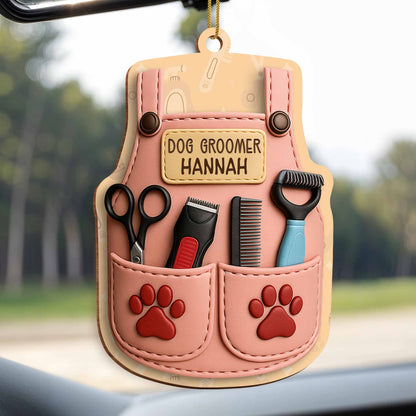 Celebrate Your Favorite Dog Groomer, Paw Prints And Grooming Tools