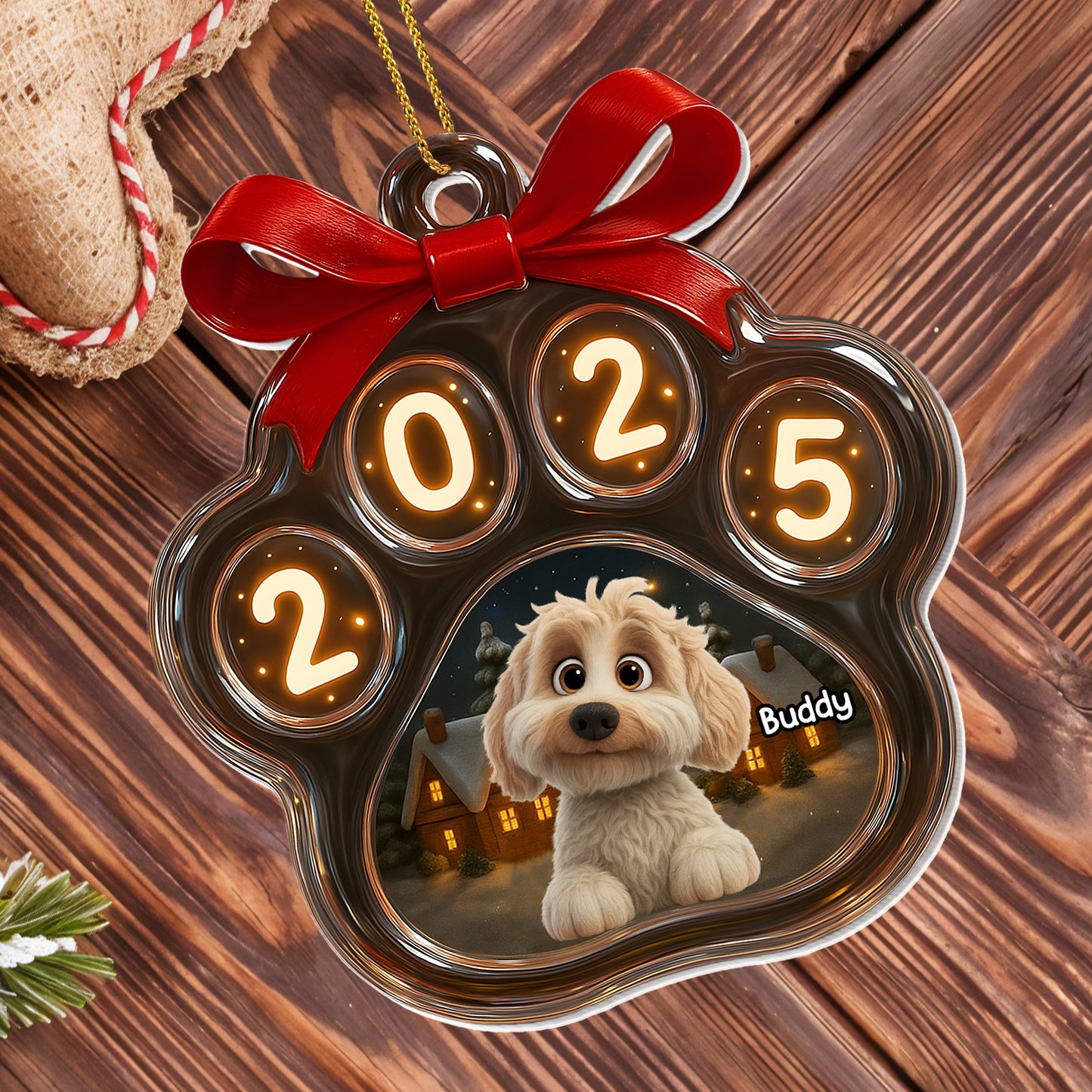 Celebrate Your Furry Friend's Special Year With A Beautiful Dog Ornament