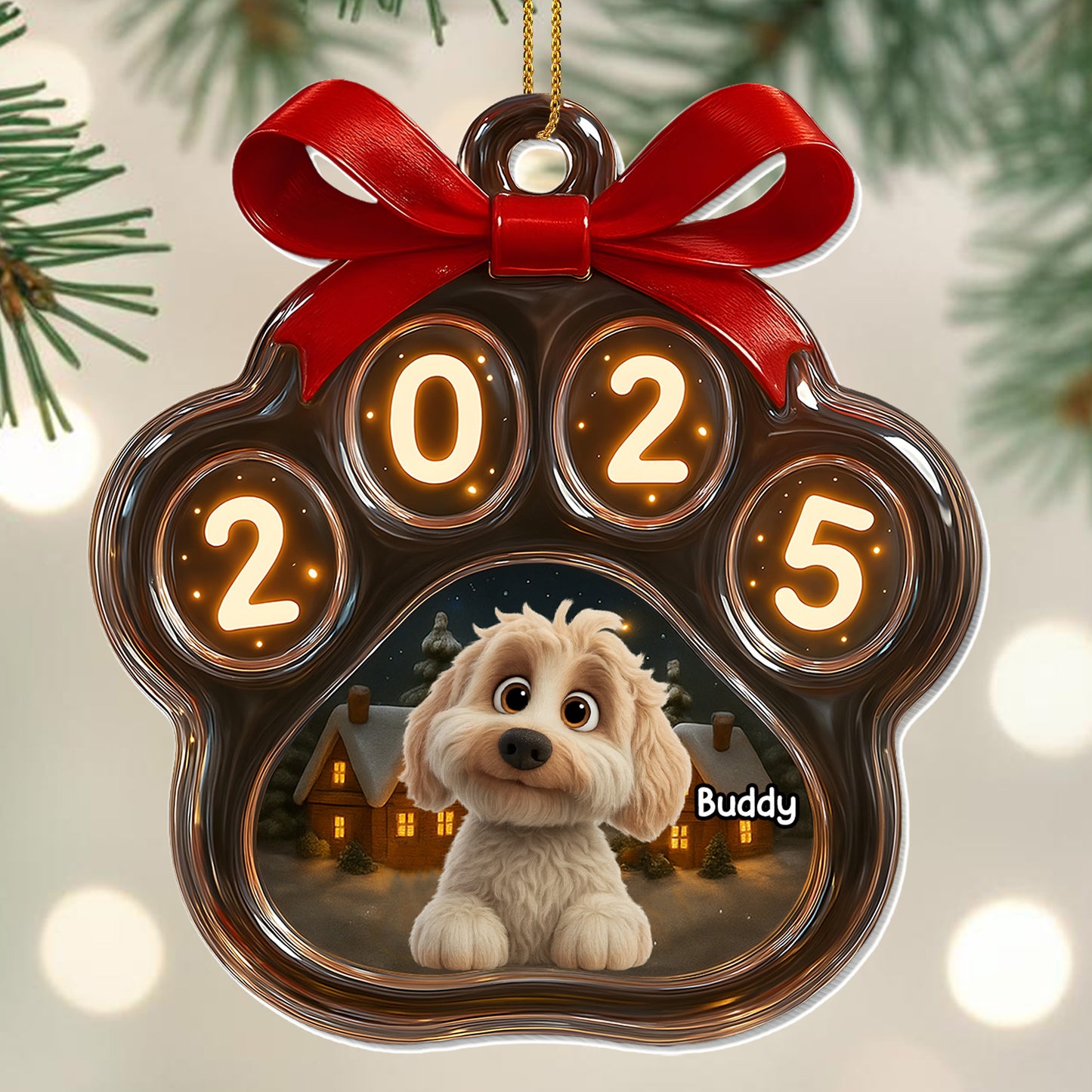 Celebrate Your Furry Friend's Special Year With A Beautiful Dog Ornament