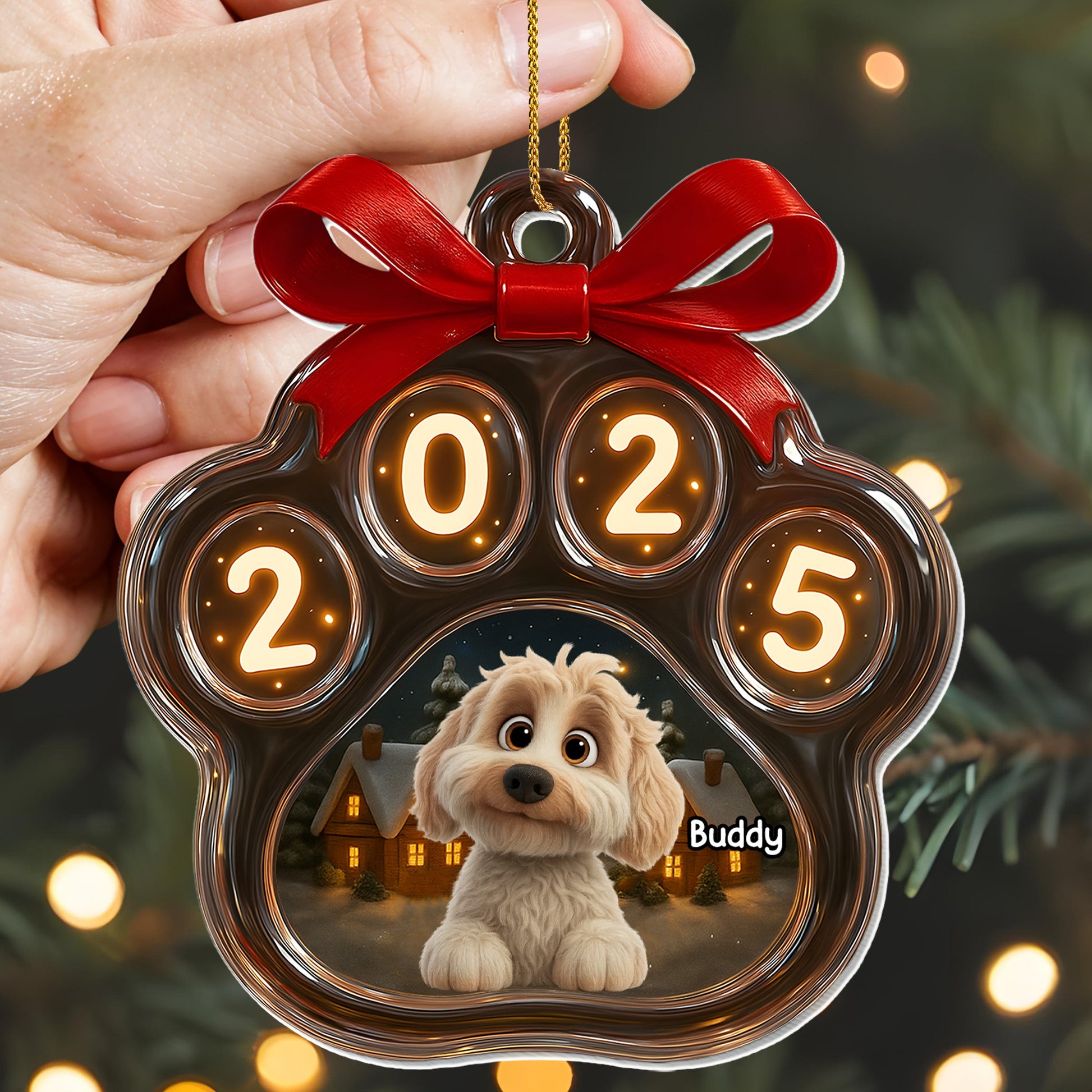 Celebrate Your Furry Friend's Special Year With A Beautiful Dog Ornament