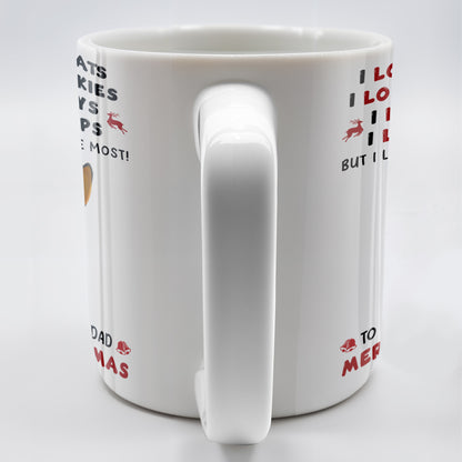 I Love Treats I Love Walkies I Love Toys I Love Naps Merry Christmas