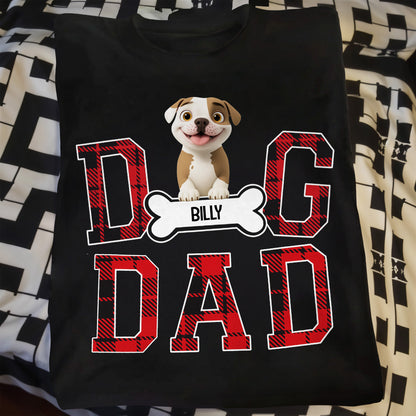 Dog Dad With Cute Dog And Bone