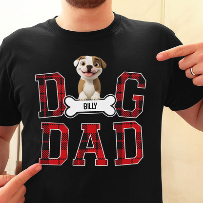 Dog Dad With Cute Dog And Bone