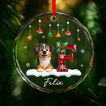 To Felix, Happy Holidays With Dog And Holiday Letter