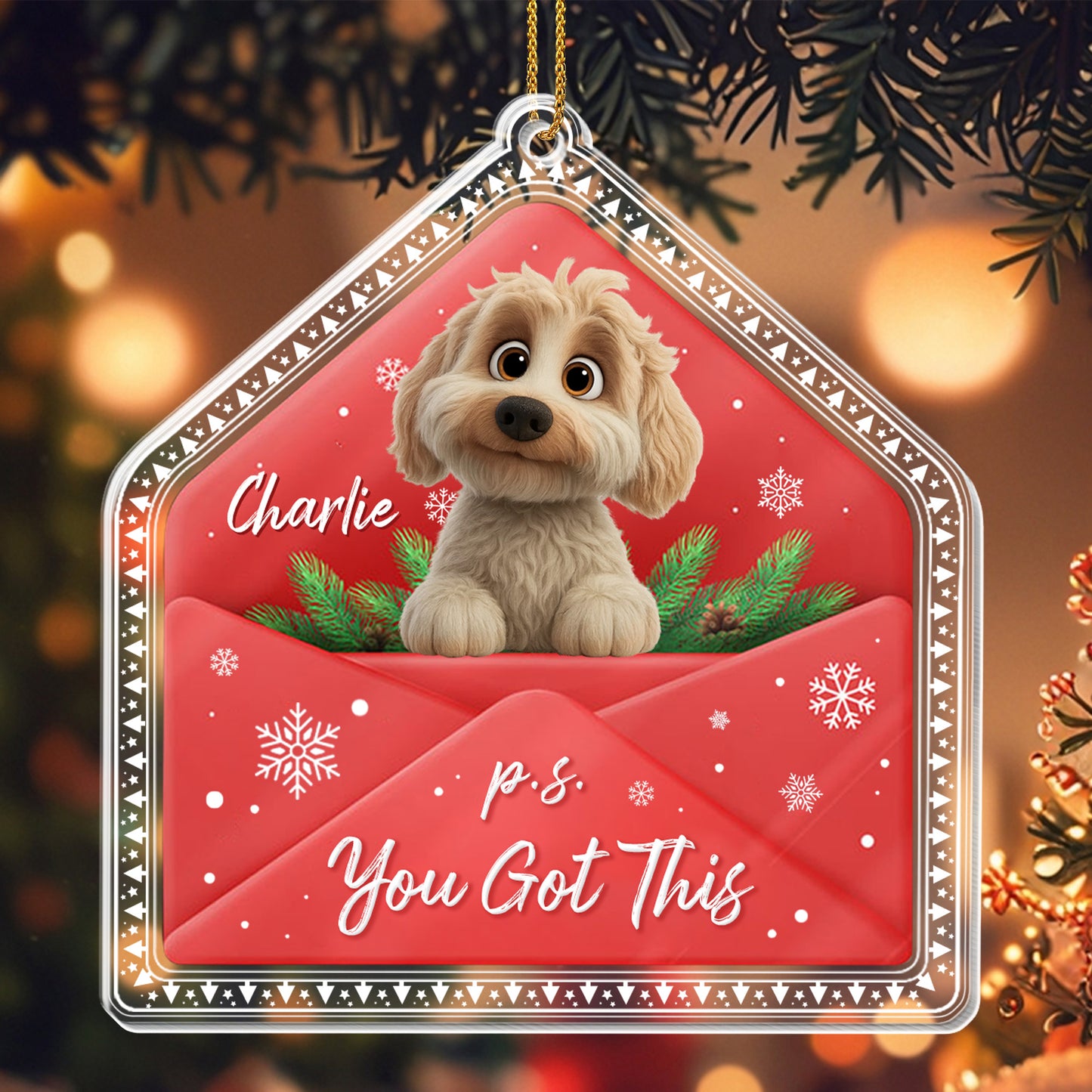 P.S. You Got This, Cute Dog and Festive Decor