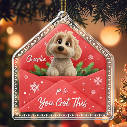 P.S. You Got This, Cute Dog and Festive Decor