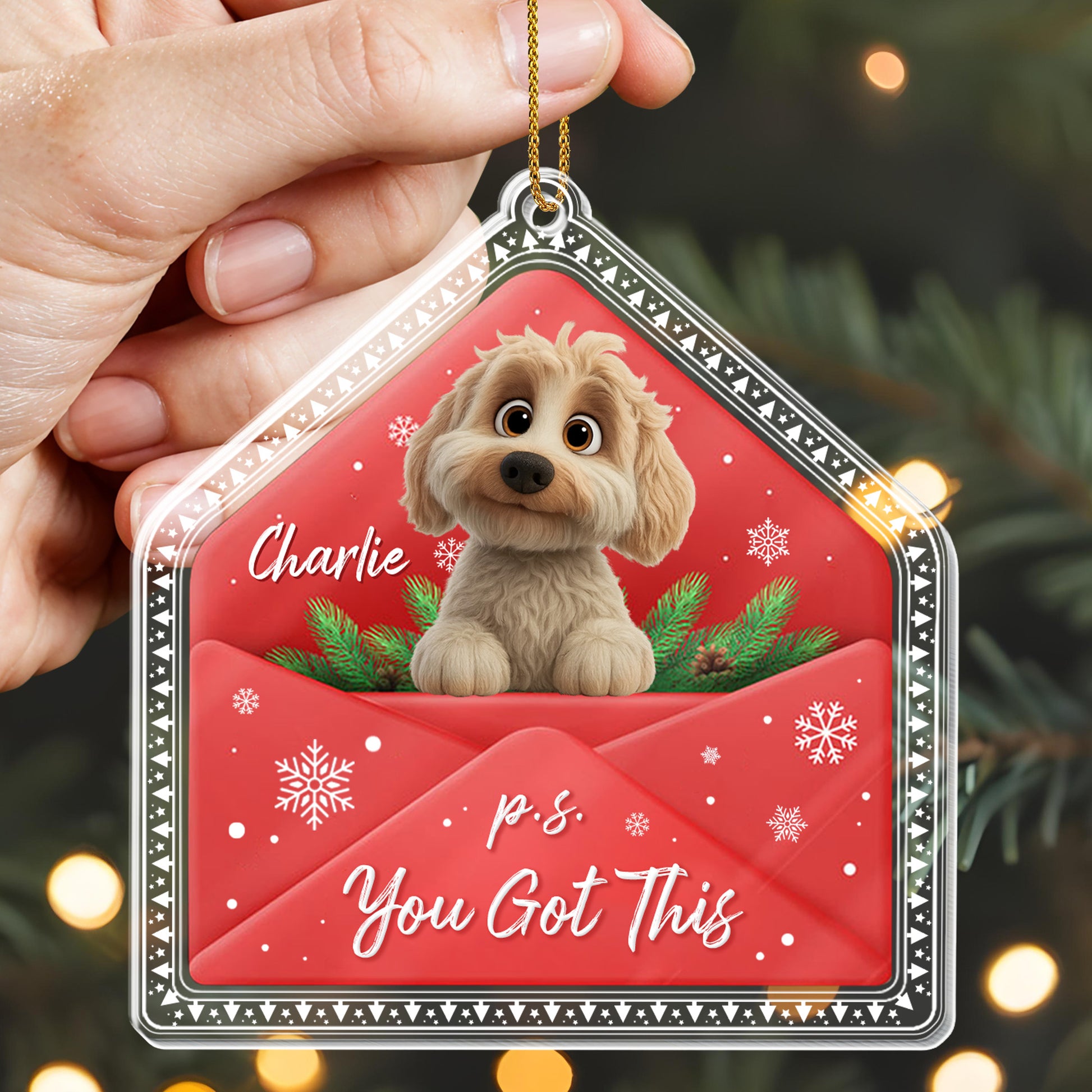 P.S. You Got This, Cute Dog and Festive Decor