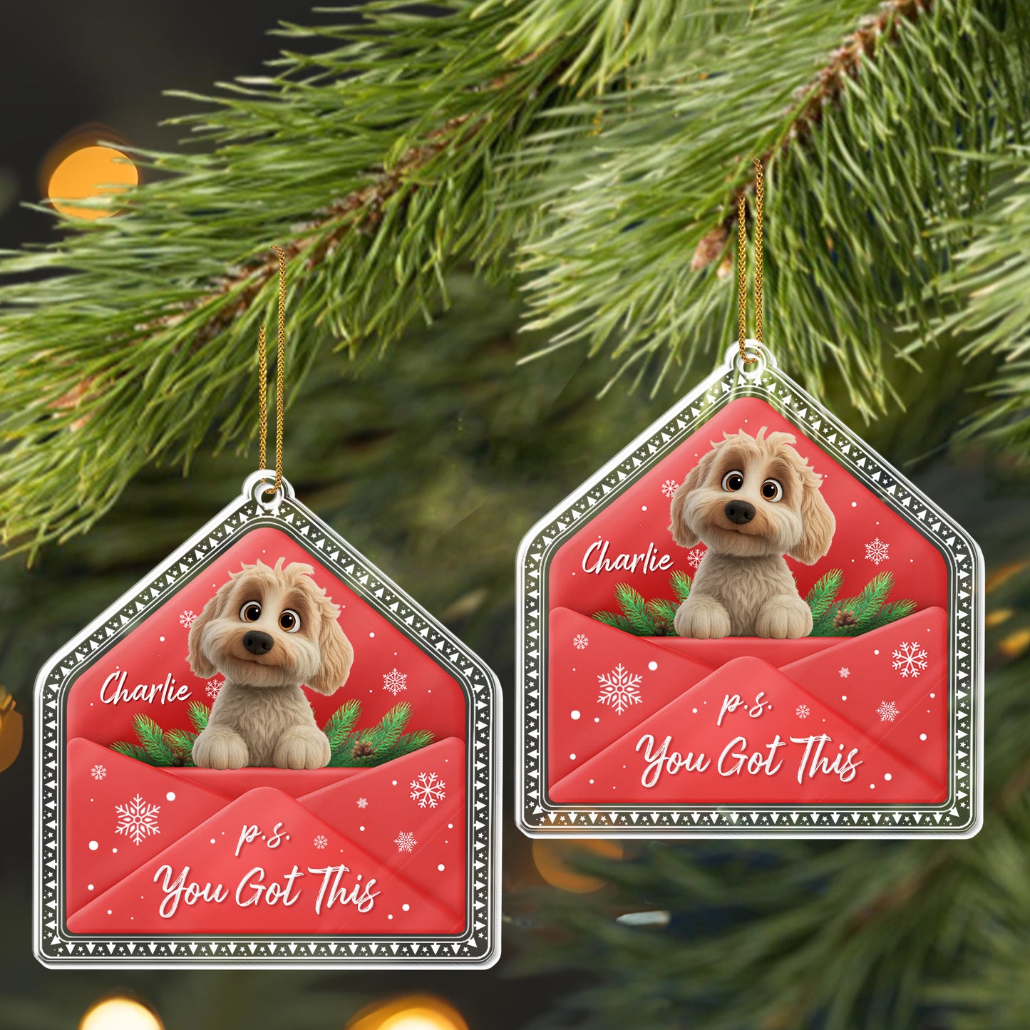 P.S. You Got This, Cute Dog and Festive Decor