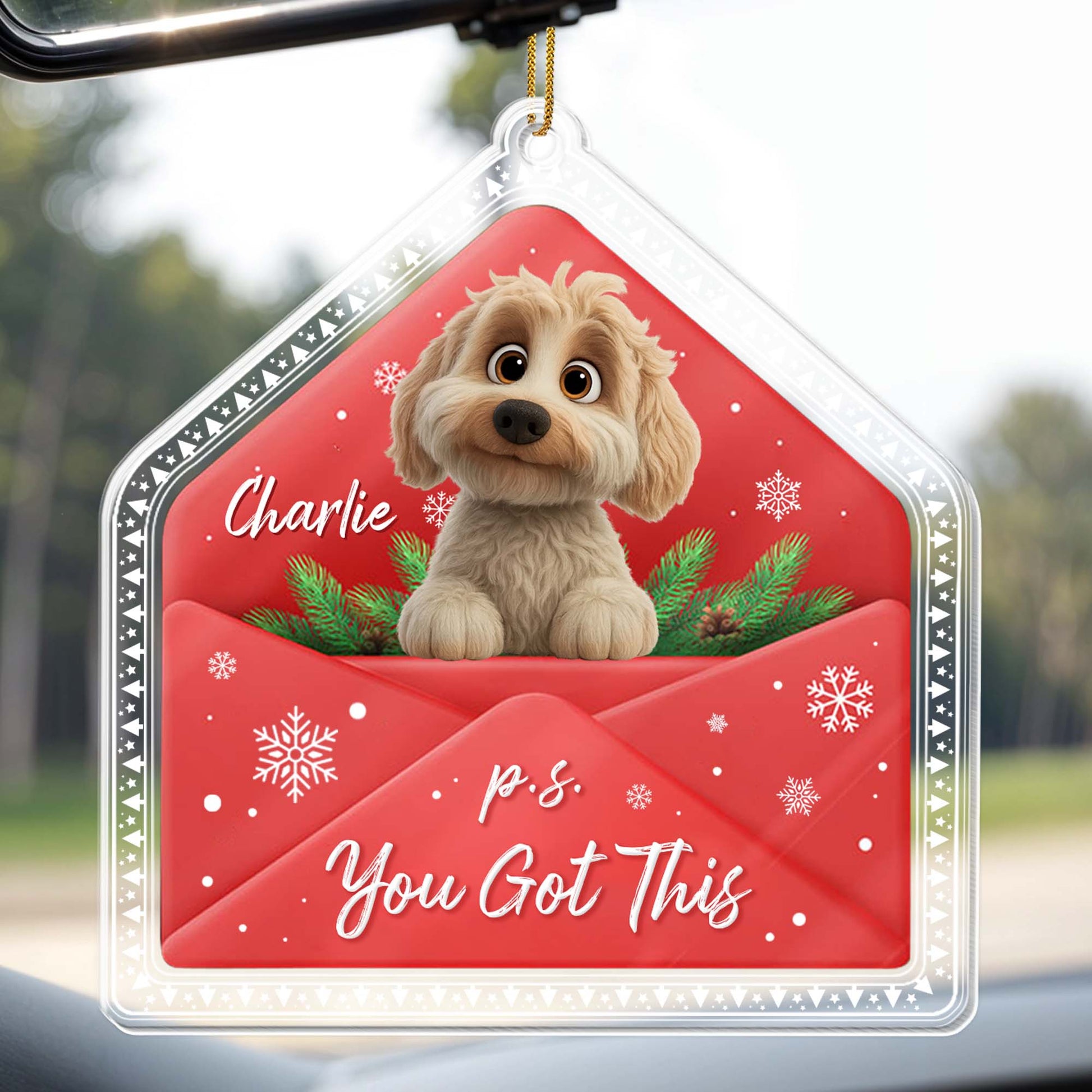P.S. You Got This, Cute Dog and Festive Decor