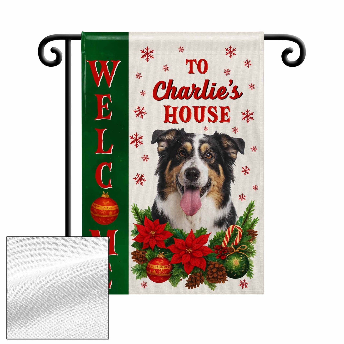 Welcome To Your Customized Holiday Home With Dog And Festive Decor