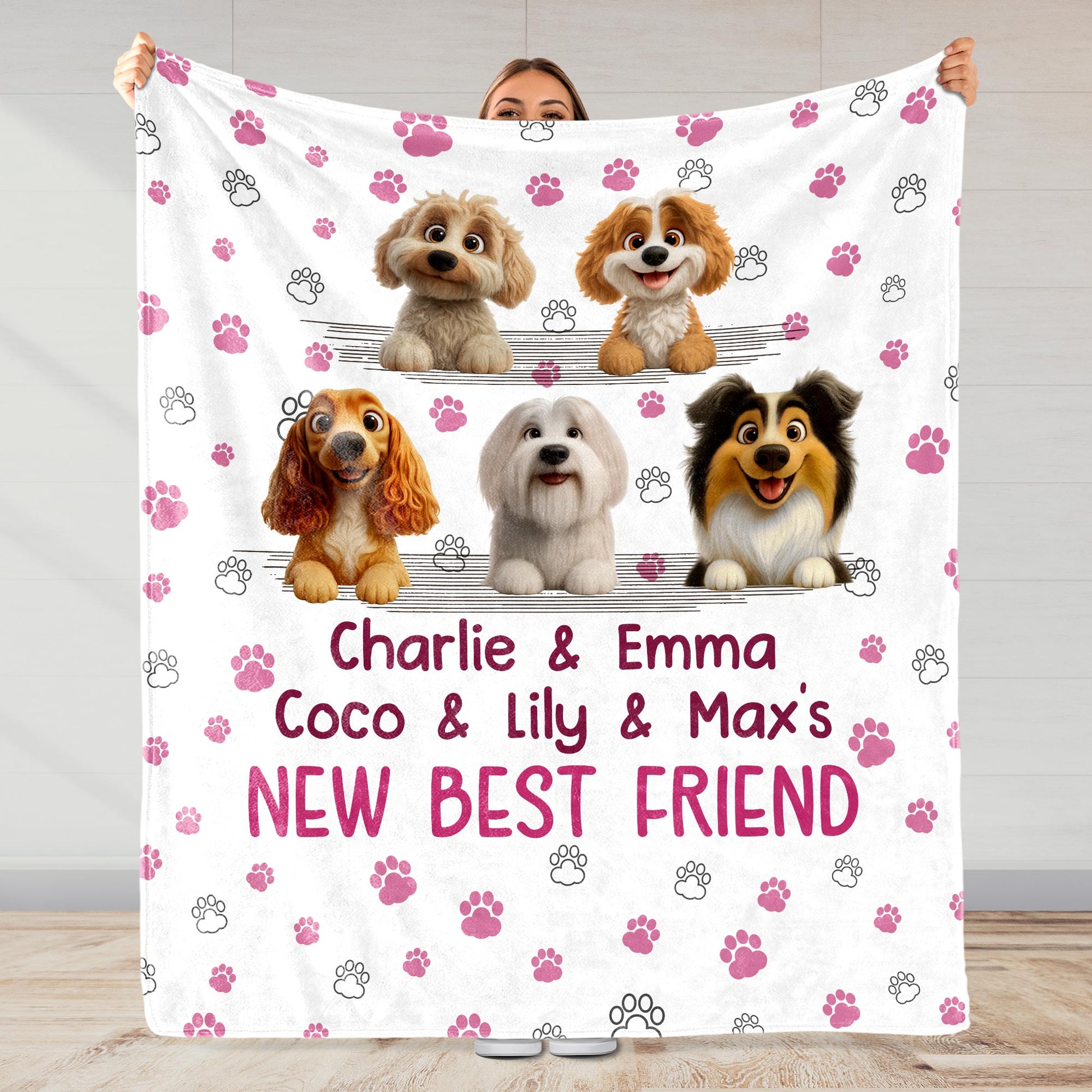 New Best Friend With Adorable Dogs