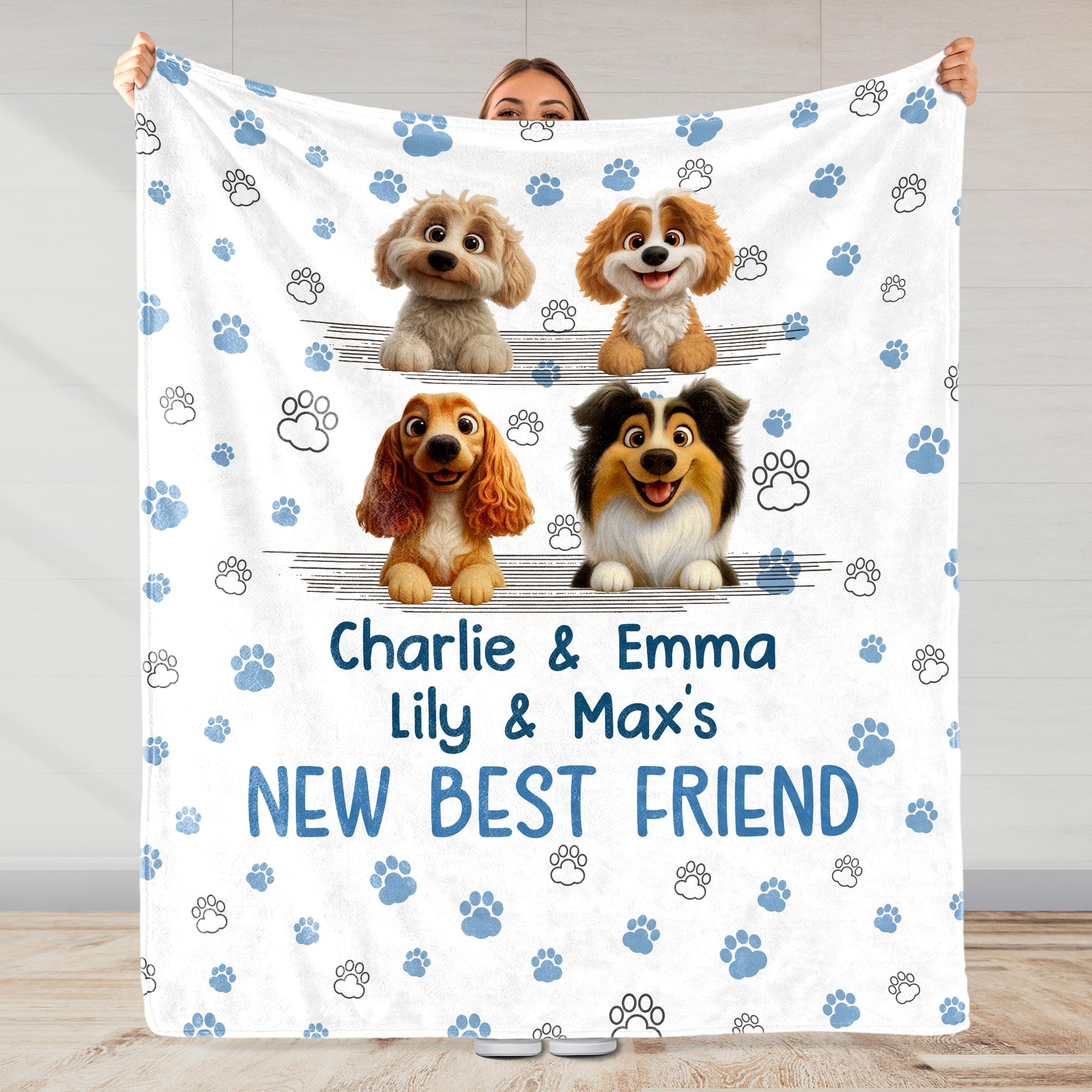 New Best Friend With Adorable Dogs