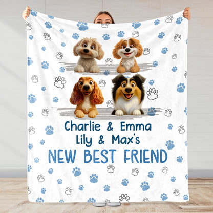 New Best Friend With Adorable Dogs