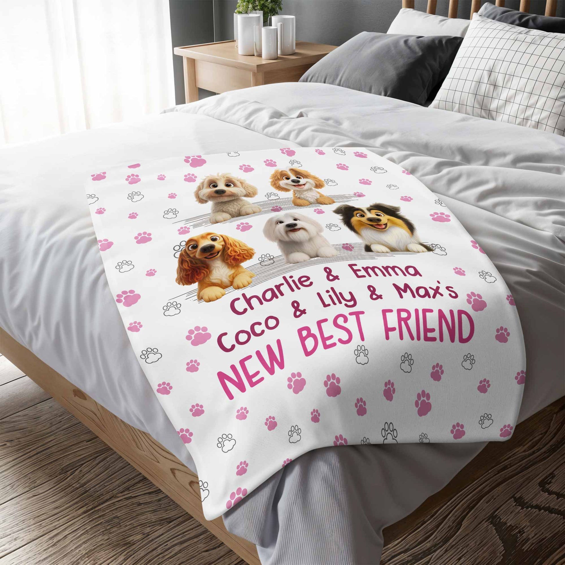 New Best Friend With Adorable Dogs