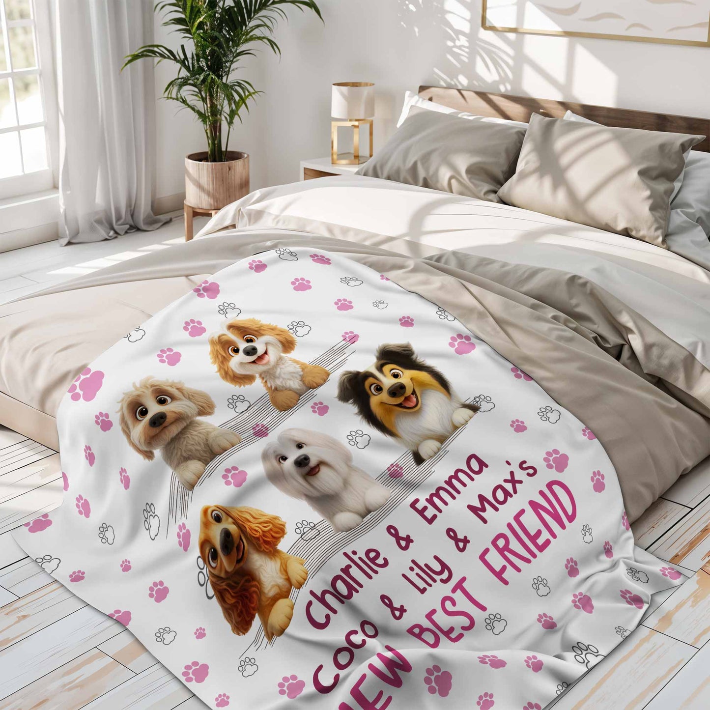 New Best Friend With Adorable Dogs