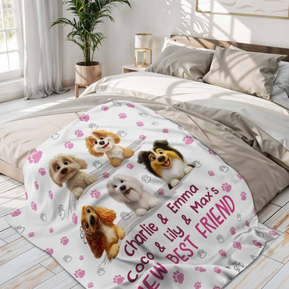 New Best Friend With Adorable Dogs