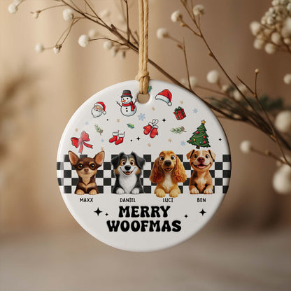Merry Woofmas With Dogs And Christmas Cheer