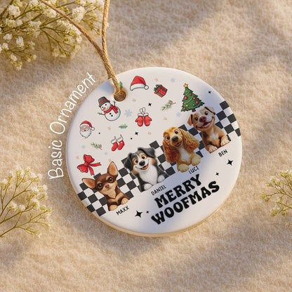 Merry Woofmas With Dogs And Christmas Cheer