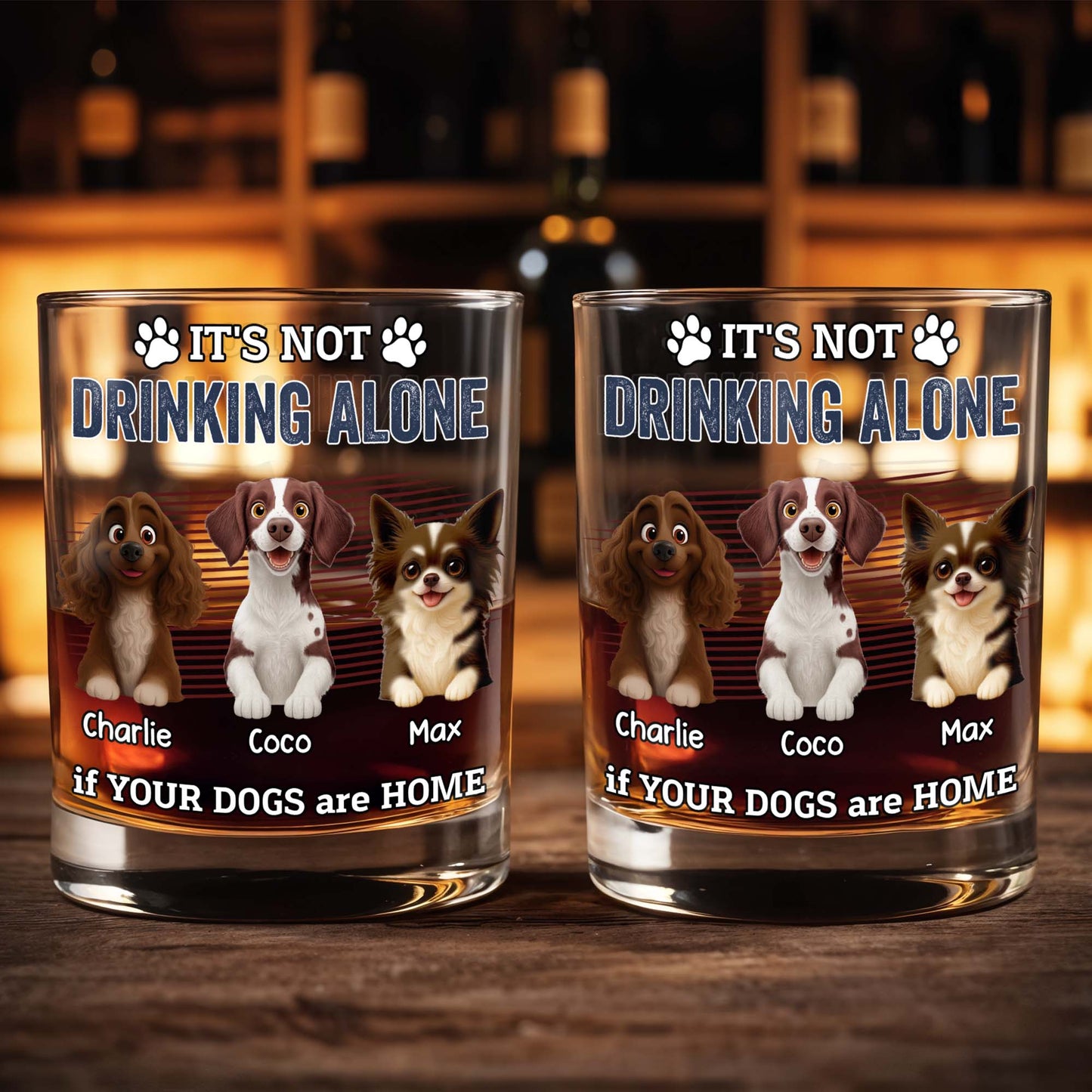 It's Not Drinking Alone If Your Dogs Are Home