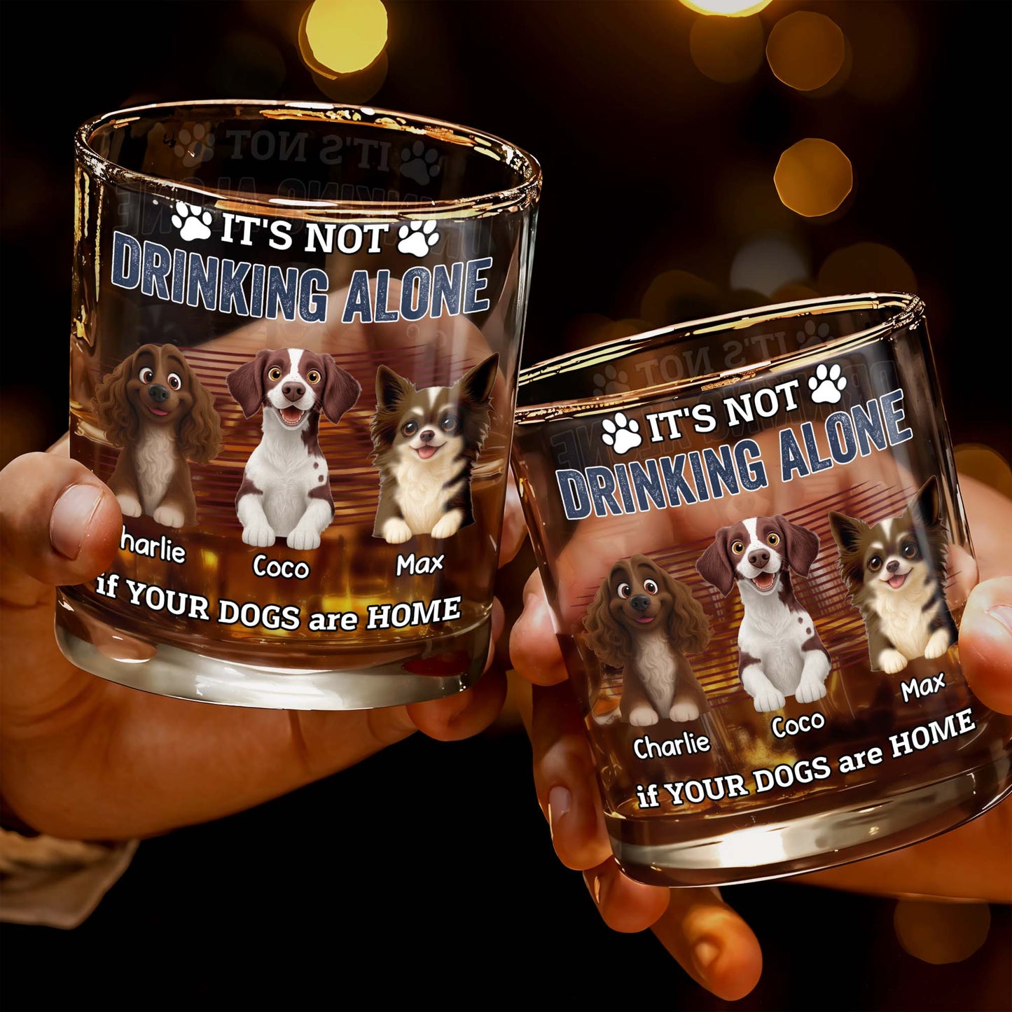 It's Not Drinking Alone If Your Dogs Are Home