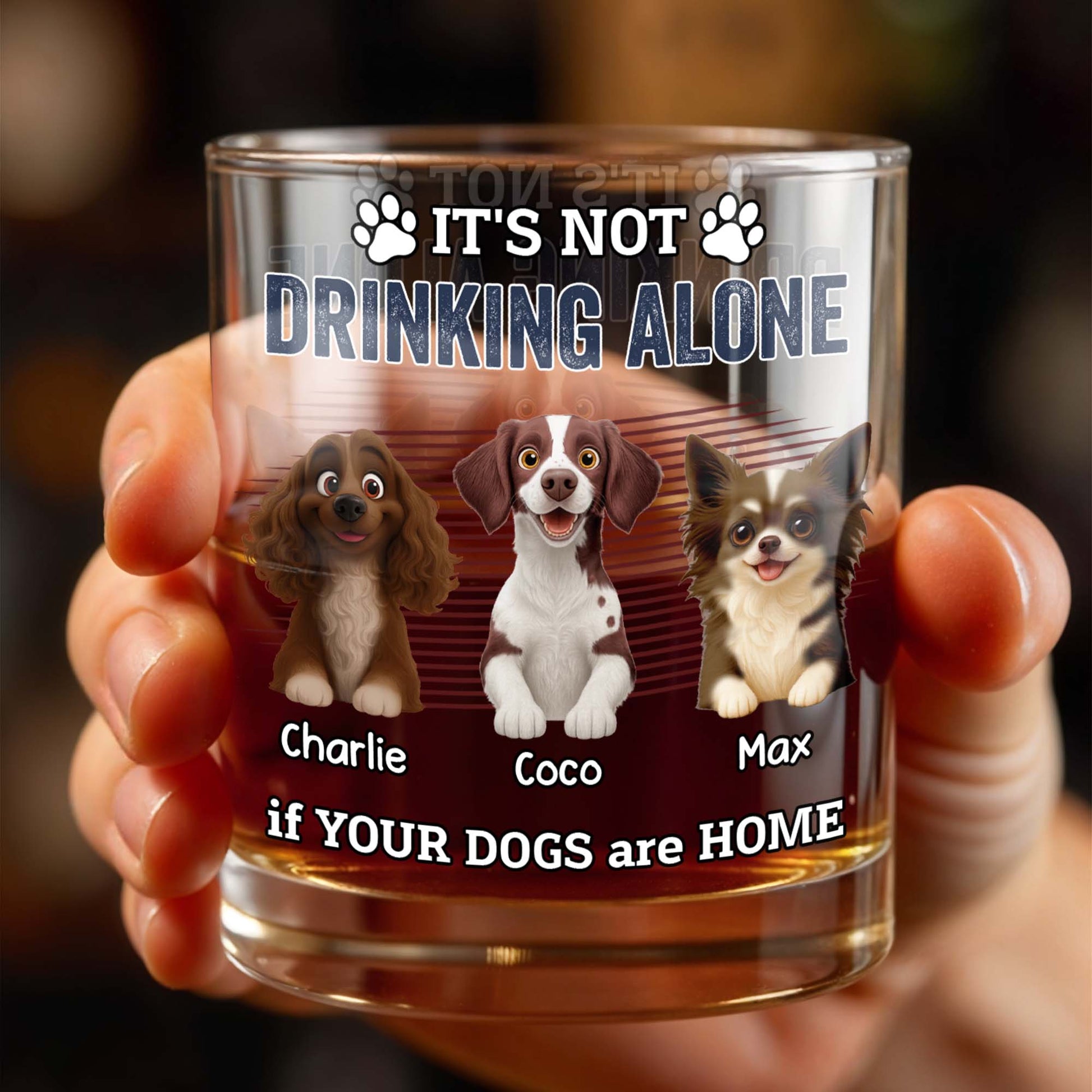 It's Not Drinking Alone If Your Dogs Are Home