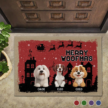 Merry Woofmas With Dogs and Holiday Themes