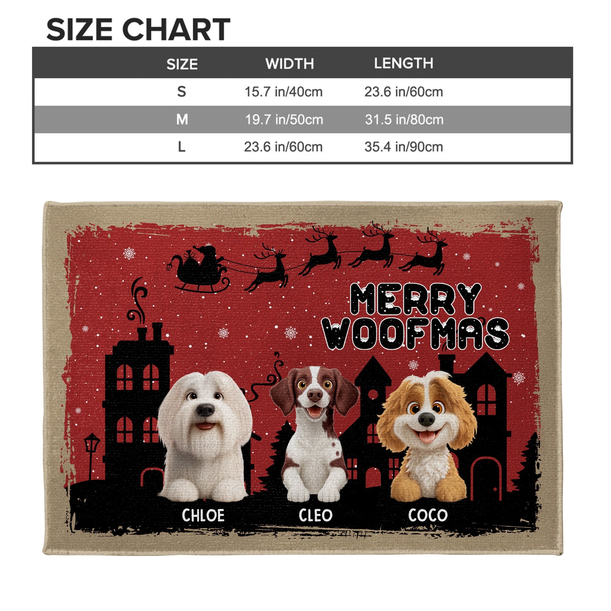 Merry Woofmas With Dogs and Holiday Themes