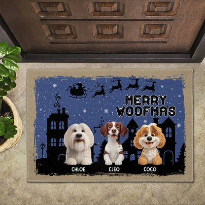 Merry Woofmas With Dogs and Holiday Themes