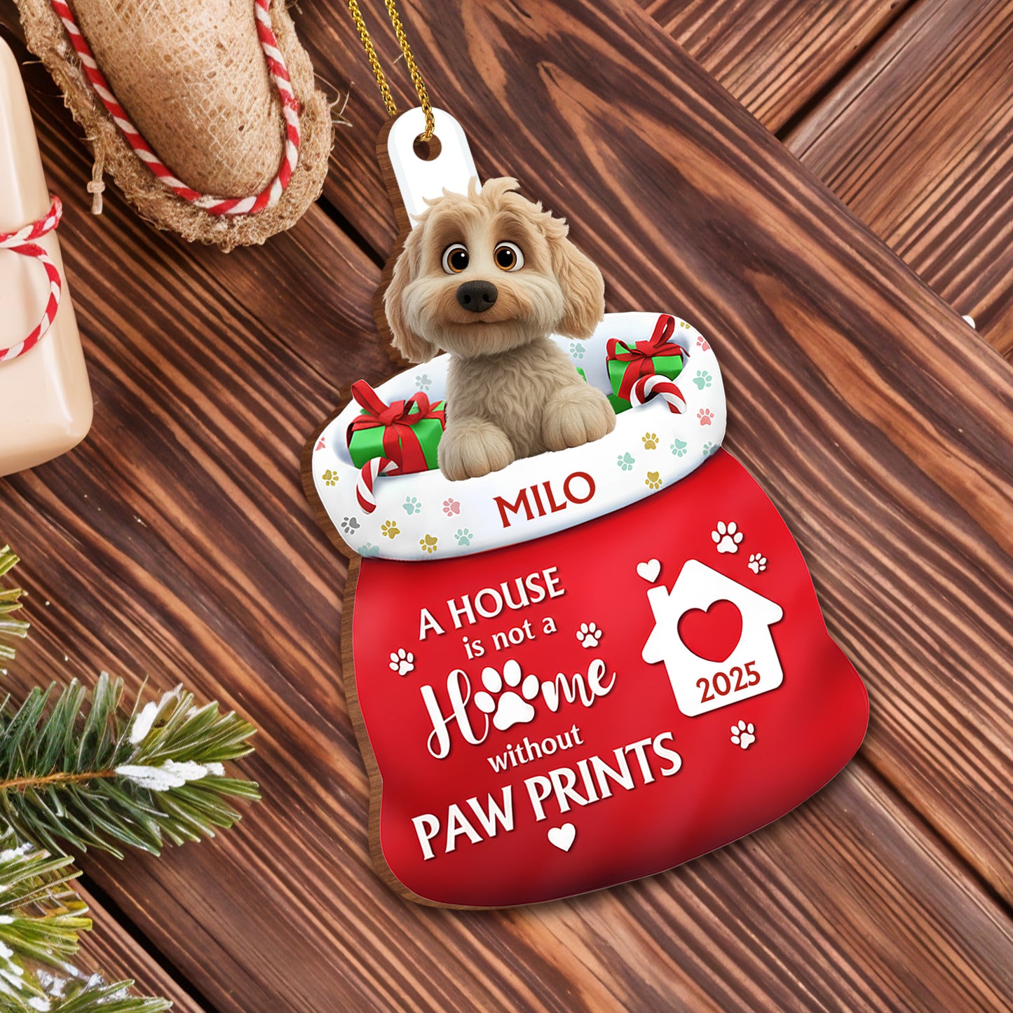 A House Is Not A Home Without Paw Prints, Dog And Gifts