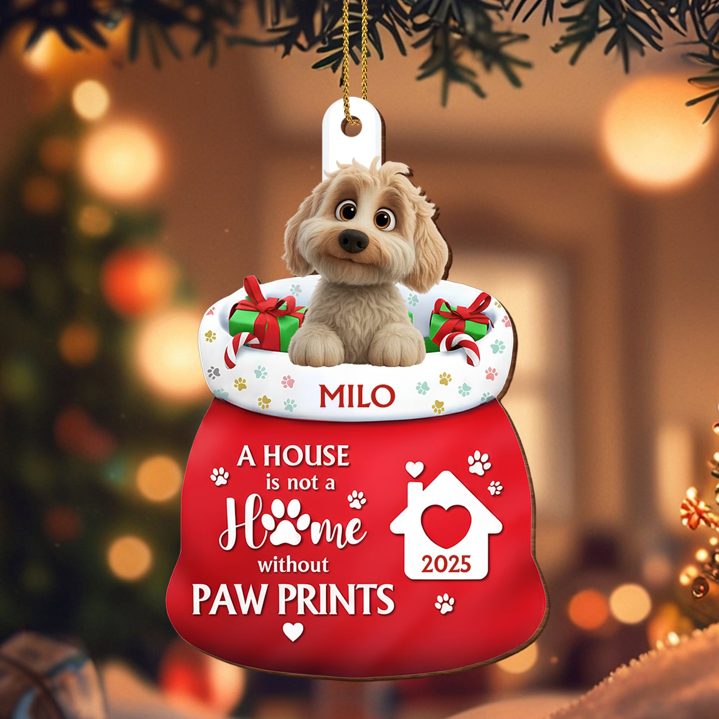 A House Is Not A Home Without Paw Prints, Dog And Gifts