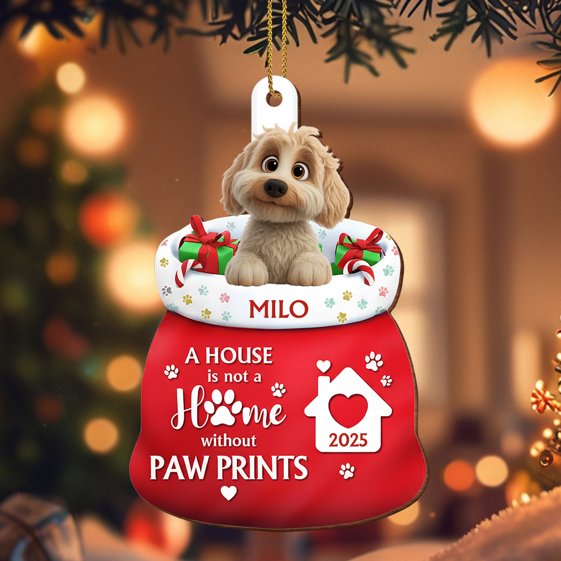 A House Is Not A Home Without Paw Prints, Dog And Gifts