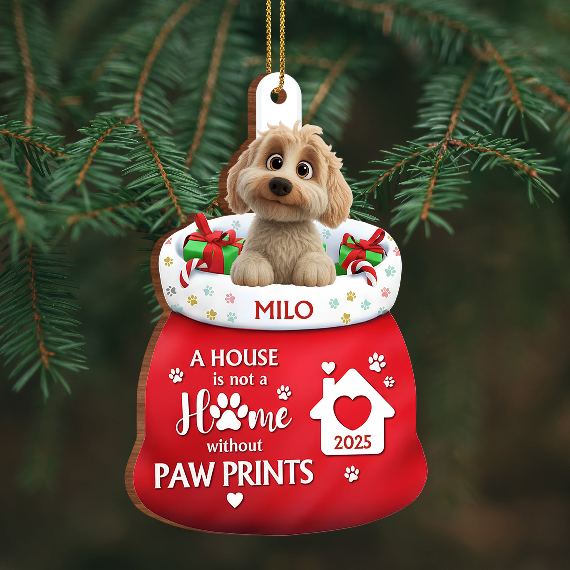 A House Is Not A Home Without Paw Prints, Dog And Gifts