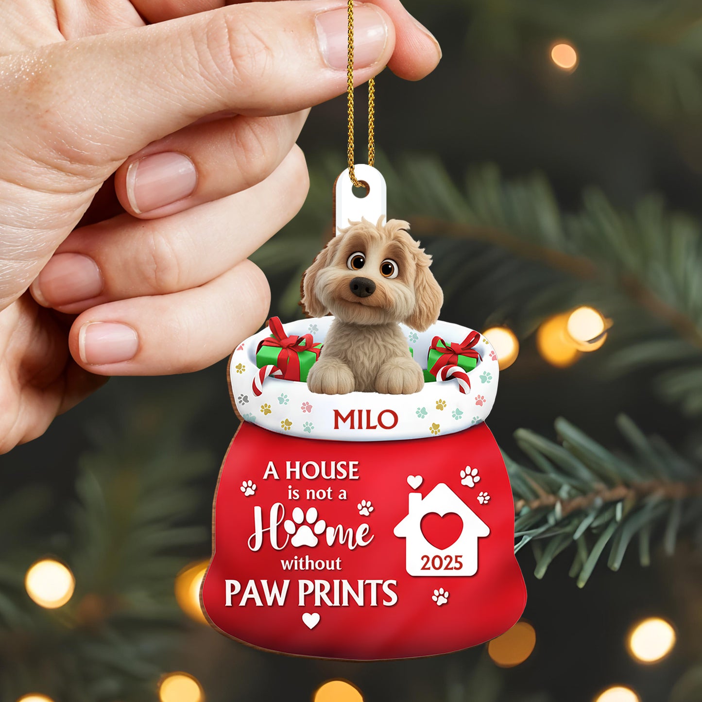 A House Is Not A Home Without Paw Prints, Dog And Gifts