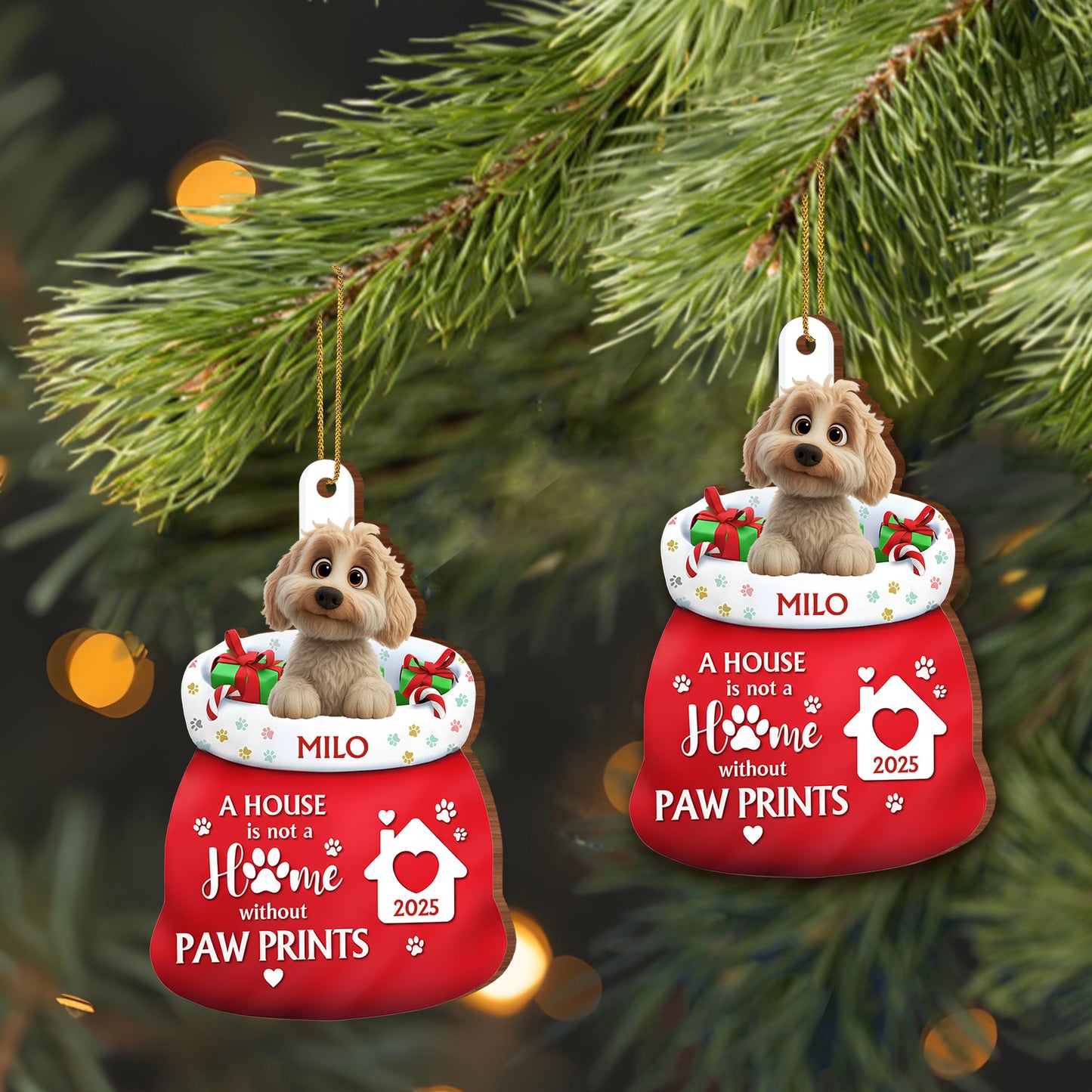 A House Is Not A Home Without Paw Prints, Dog And Gifts