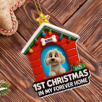 1st Christmas In My Forever Home, Dog Ornament