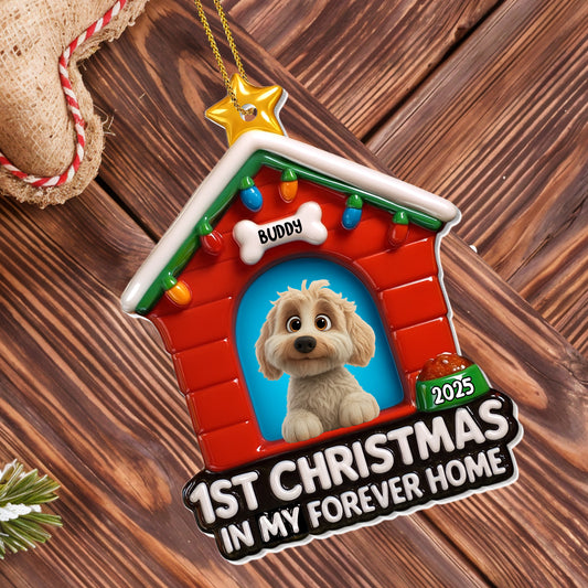1st Christmas In My Forever Home, Dog Ornament